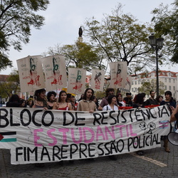 bloco resistencia estudantil 21 março